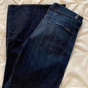 7 for all Mankind super flare size 28 jeans